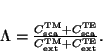 \begin{displaymath}
\Lambda = \frac{C_{\rm sca}^{\rm TM}+ C_{\rm sca}^{\rm TE}}
{C_{\rm ext}^{\rm TM}+ C_{\rm ext}^{\rm TE}}.
\end{displaymath}